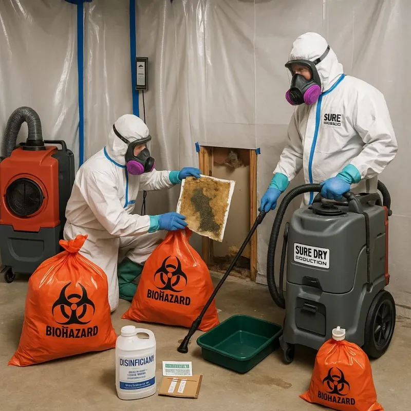 Contaminated Water Handling Protocols process in Seven Fields, PA